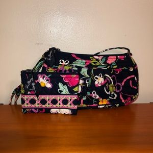 Floral Vera Bradley Purse and Coin Purse Combo
